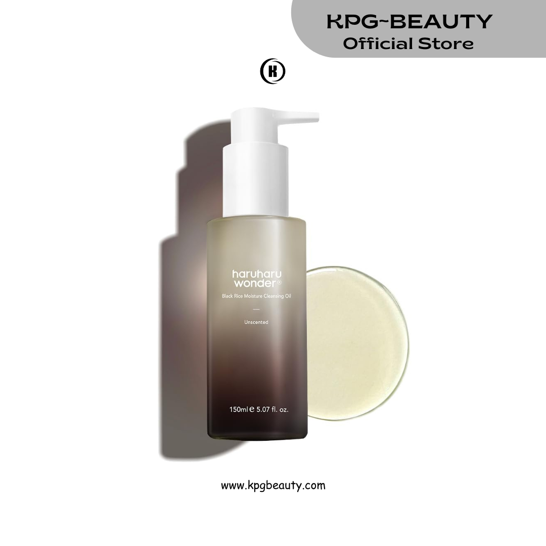 HARUHARU wonder Black Rice Moisture Cleansing Oil, Double Cleansing, Daily Makeup Remover, Pore Oil Cleanser, Korean Skincare, For sensitive, Non-comedogenic, 150ML HARUHARU WONDER