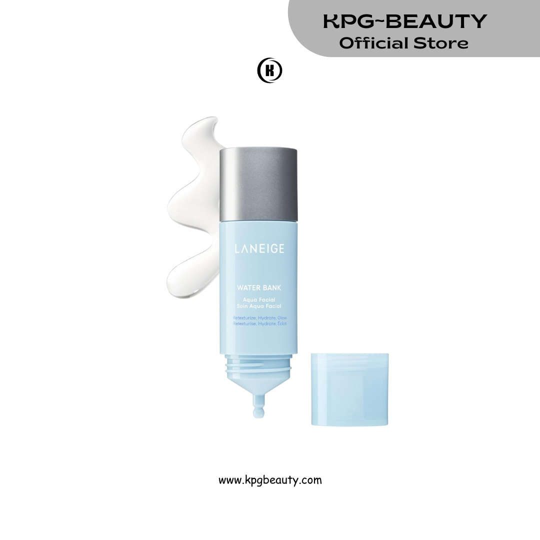 LANEIGE Water Bank Aqua Facial Serum 30ml | K-Beauty Exfoliating & Hydrating Serum | AHA BHA PHA Gentle Exfoliation| Hyaluronic Acid & Ceramide Glow Boost | Smooth, Soft, Radiant Skin LANEIGE