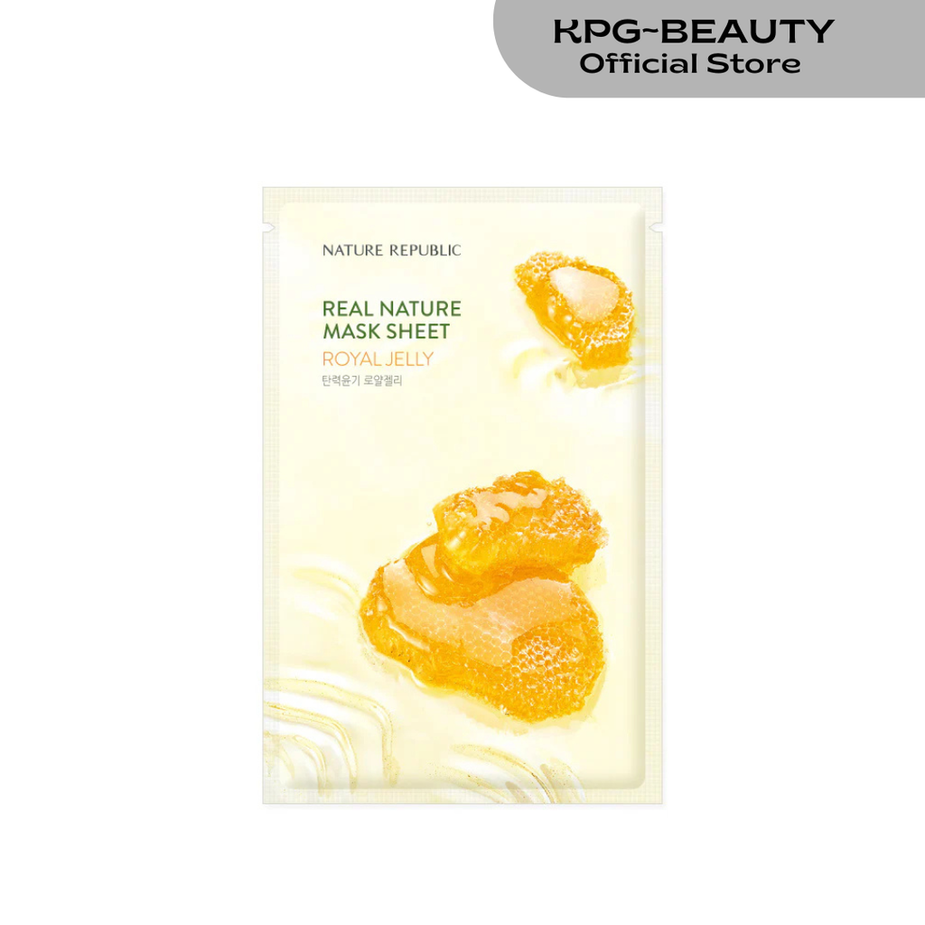 NATURE REPUBLIC Real Nature Mask Sheet Royal Jelly NATURE REPUBLIC Real Nature Mask Sheet Royal Jelly Nature Republic
