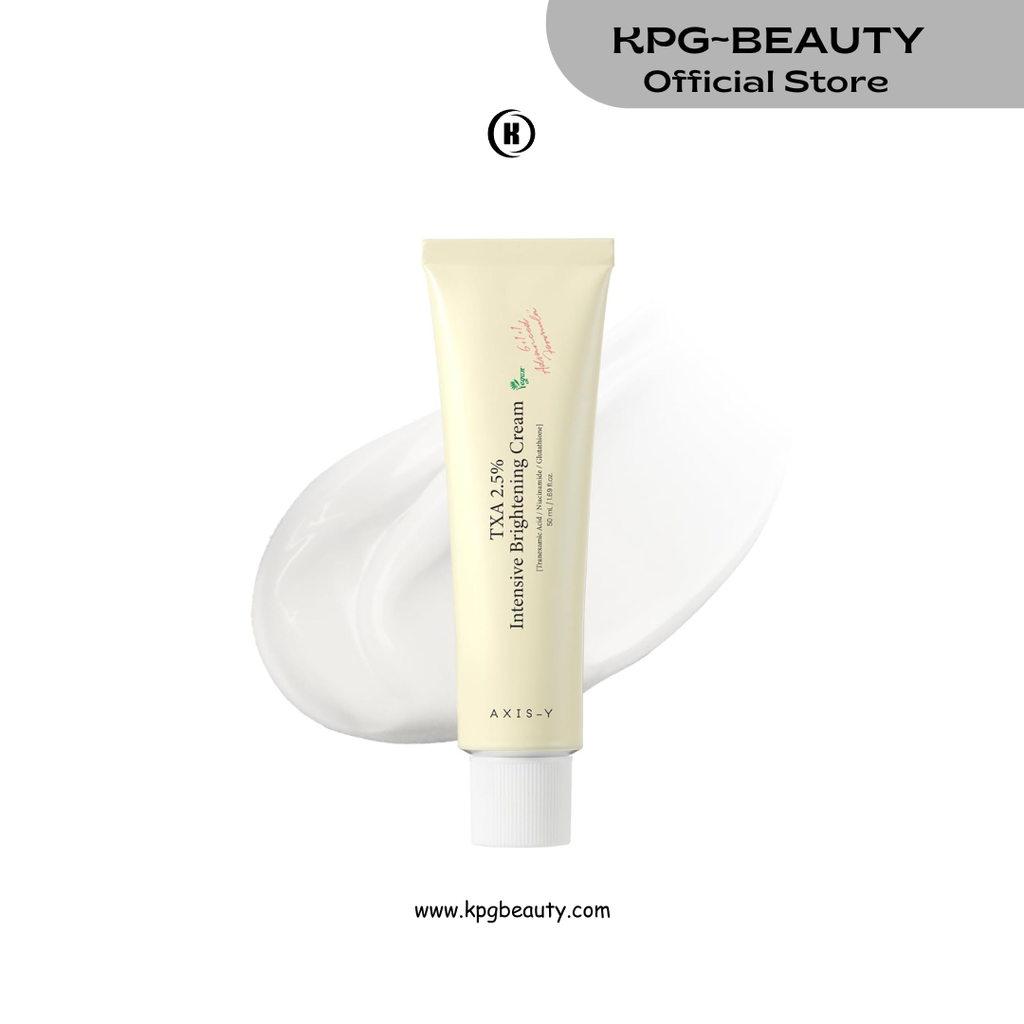 AXIS-Y TXA 2.5% Intensive Brightening Cream – Tranexamic Acid Moisturizer with Niacinamide & Glutathione for Dark Spots & Uneven Skin Tone (1.69 fl. oz.) AXIS-Y