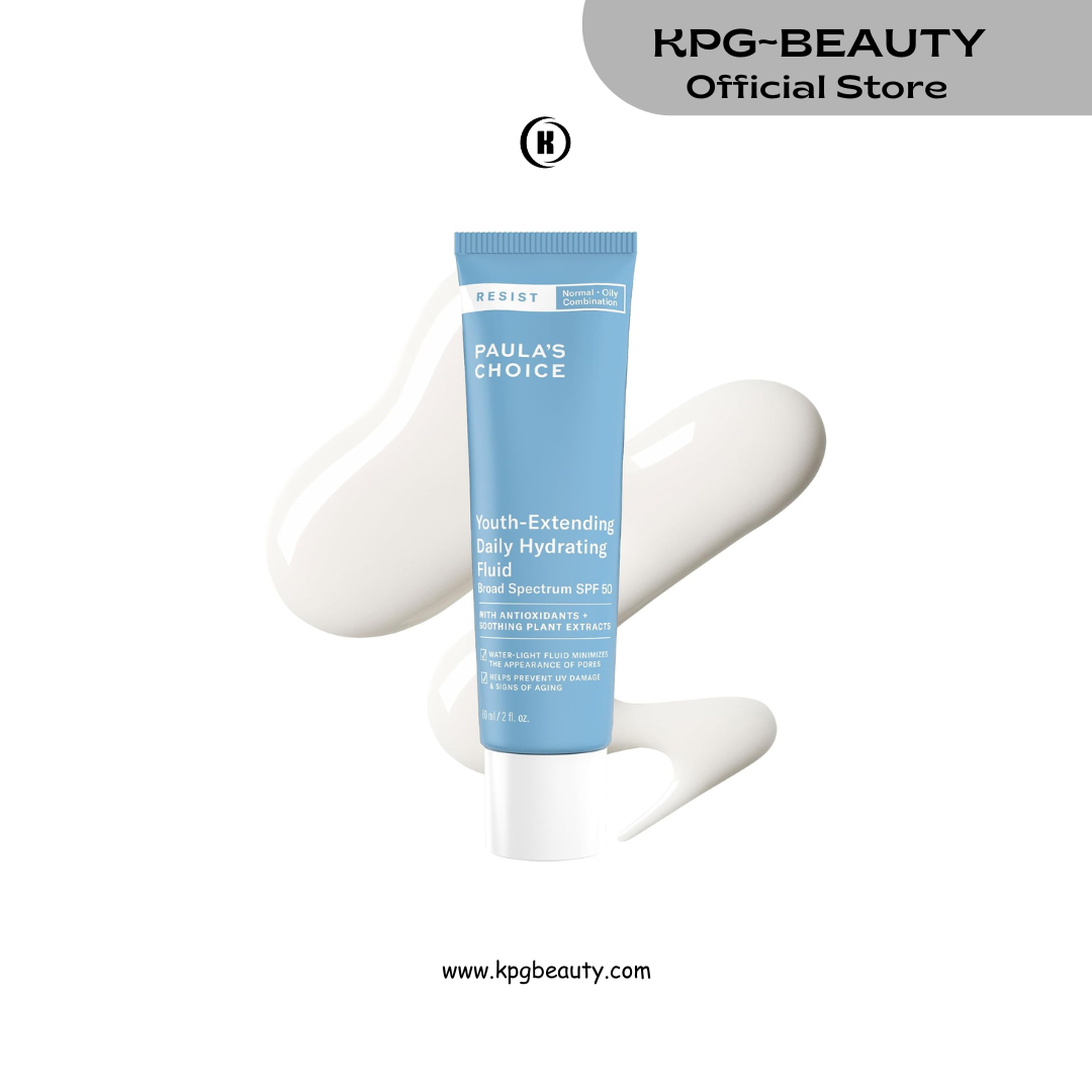 Paula's Choice RESIST Daily Hydrating Fluid Face Moisturizer with SPF 50 Sunscreen, Face Sunscreen for Oily Skin, Chamomile & Vitamin E, UVA/UVB Protection, Fragrance-Free, TSA Friendly Paula’s Choice