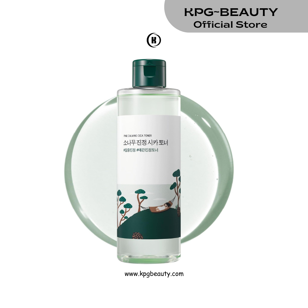ROUND LAB Pine Calming CICA Toner 8.45 Fl Oz, Low-Acidic Hydrating Toner for Face with Pine CICA, BHA + LHA, and Hyaluronic Acid for Soothing, Exfoliating, and Restoring Skin Balance, Korean Skincare Round Lab