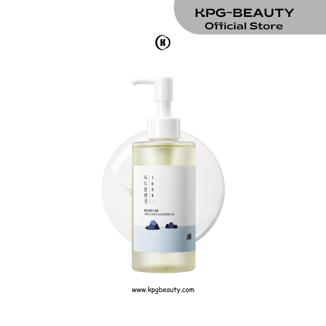 ROUND LAB 1025 Dokdo Cleansing Oil 6.76 Fl Oz, Lightweight Oil Cleanser for Face, Makeup Remover for Sensitive Skin, Blackhead and Pore Cleansing, Easy to Wash Off, No Oily Residue, Korean Skin Care Round Lab