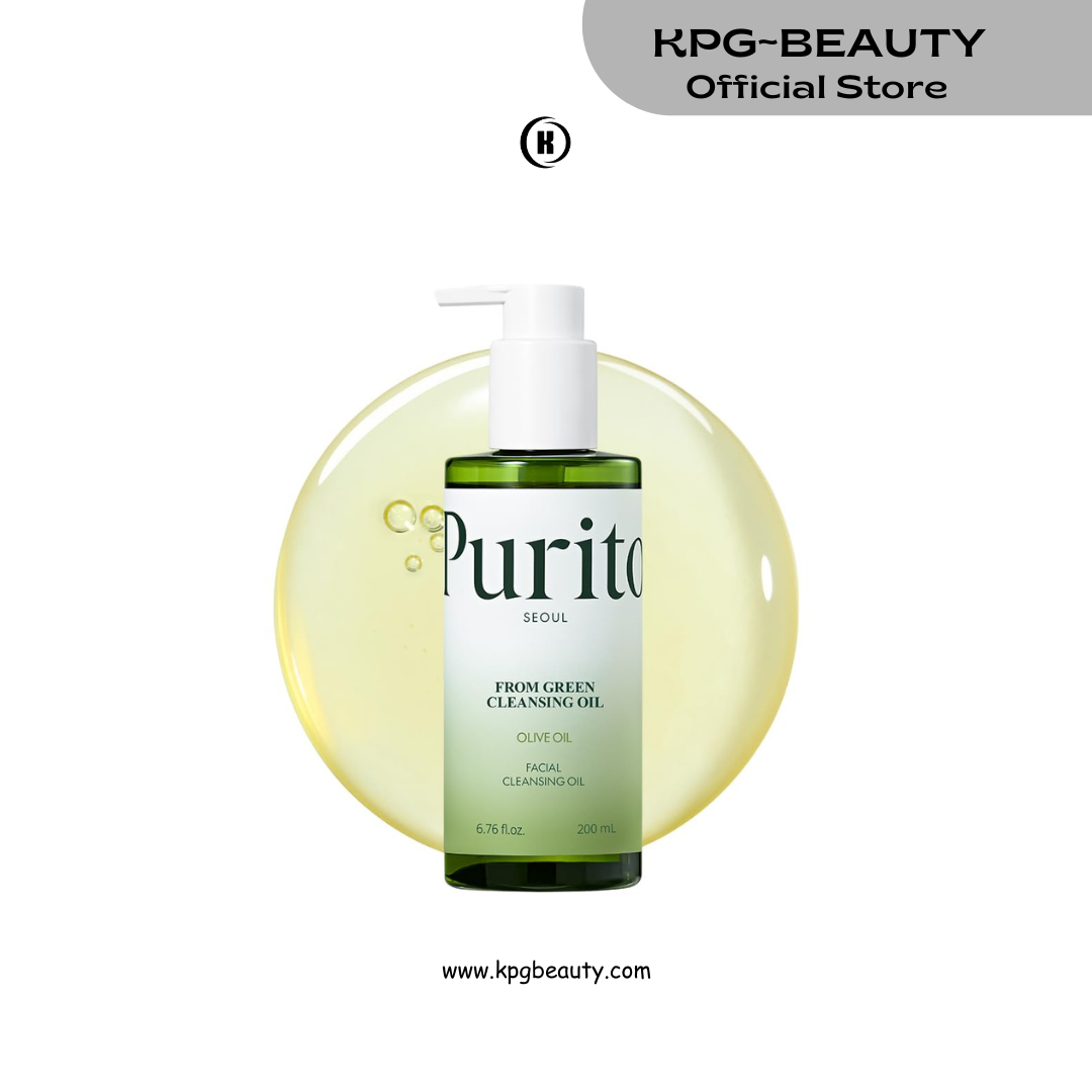 PURITO From Green Cleansing Oil, Fragrance-Free Makeup Remover for Face & Eyes, Gentle Vegan Oil Cleanser for Sunscreen & Waterproof Makeup, Cruelty-Free Korean Skin Care, 6.76 fl.oz / 200ml Purito Seoul