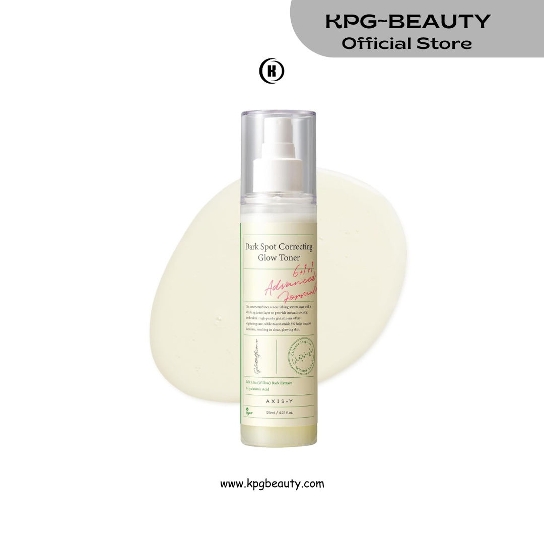 AXIS-Y Dark Spot Correcting Glow Toner – Brightening Hydrating Toner with 5% Niacinamide, Glutathione & Hyaluronic Acid for Uneven Skin Tone (4.23 fl. oz.) AXIS-Y