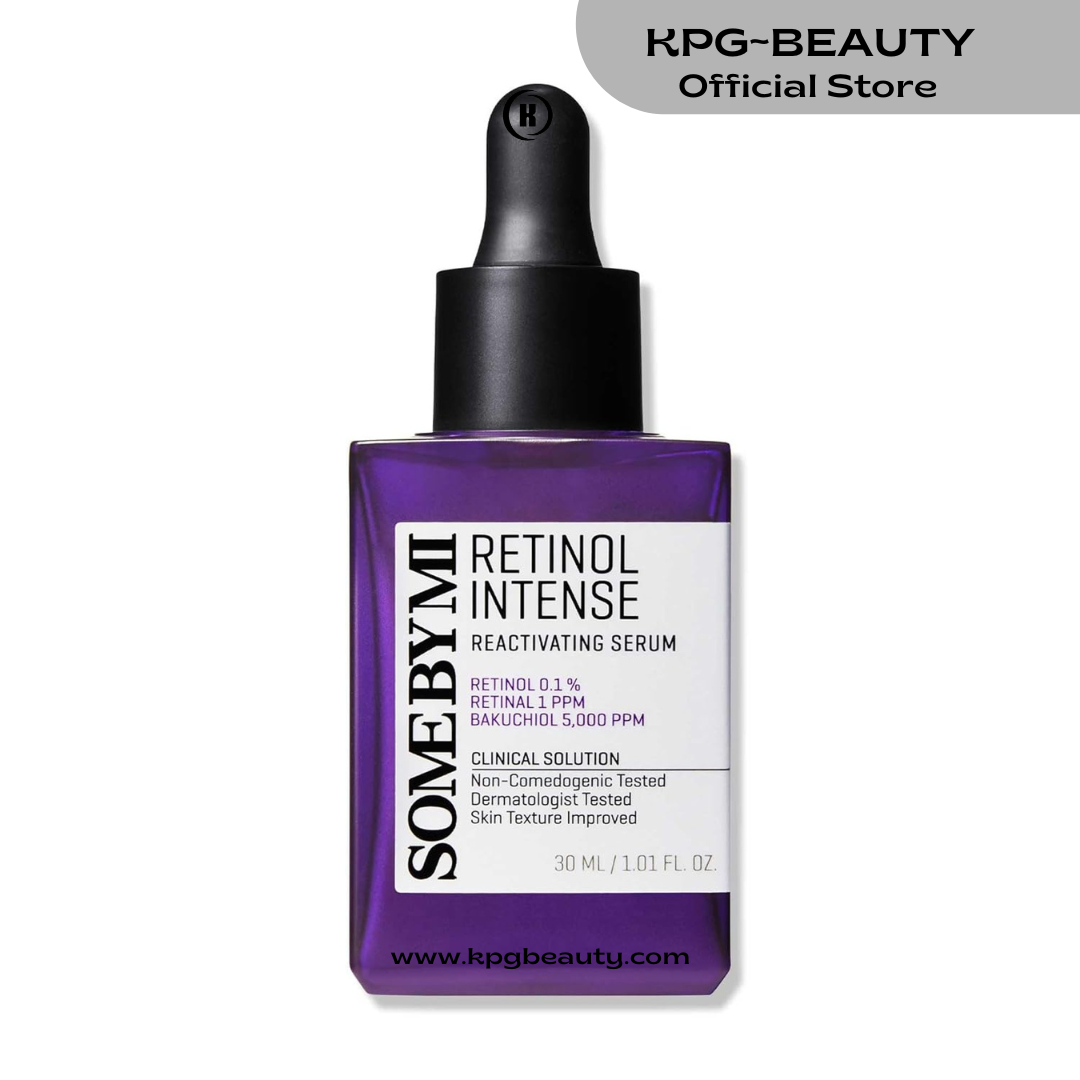 SOME BY MI Retinol Intense Reactivating Serum – 1.01oz, 30ml – Korean Bakuchiol Retinol Serum for Face Firming – Improves Signs of Aging, Minimizes Pore Size & Refines Skin Texture – Korean Skin Care