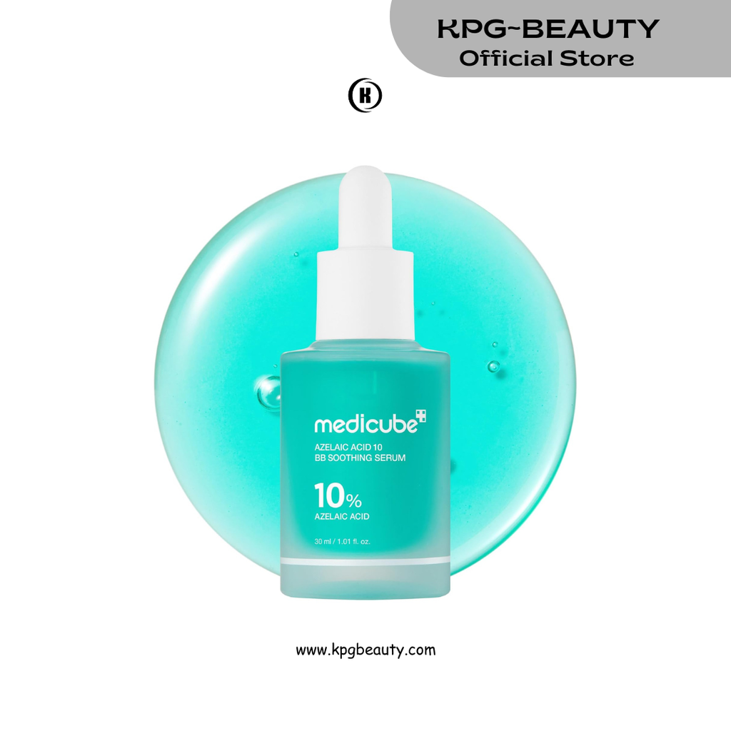 medicube Azelaic Acid 10 Soothing Serum | Clarifying Serum for Troubled & Oily-Prone Skin with B3+B5 | Stressed Skin Calming & Post-Blemish Tone Care | Korean Skincare 30ml Medicube