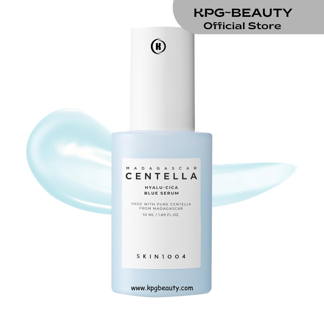 SKIN1004 Hyalu-CICA Blue Serum | 5 Layer Hyaluronic Acid Cica Niacinamide, Hydrating and Refreshing Multi-Care Solutions, 50ml KPG BEAUTY