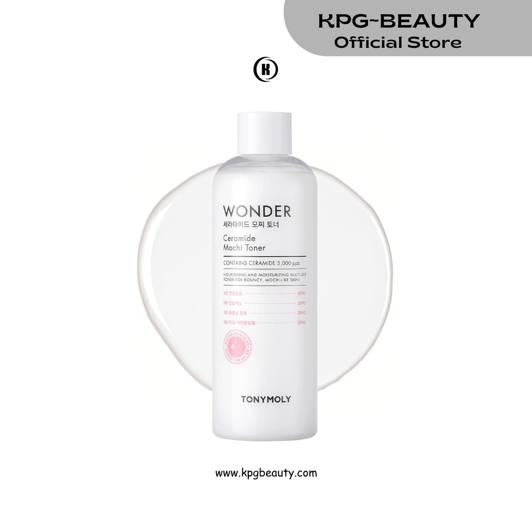 TONYMOLY Wonder Ceramide Mochi Milky Toner – 5,000 ppb Ceramide Barrier Repair Toner for Dry & Sensitive Skin – Hydrating Korean Glass Skin Essence, 16.9 fl oz / 500ml Value Size TonyMoly