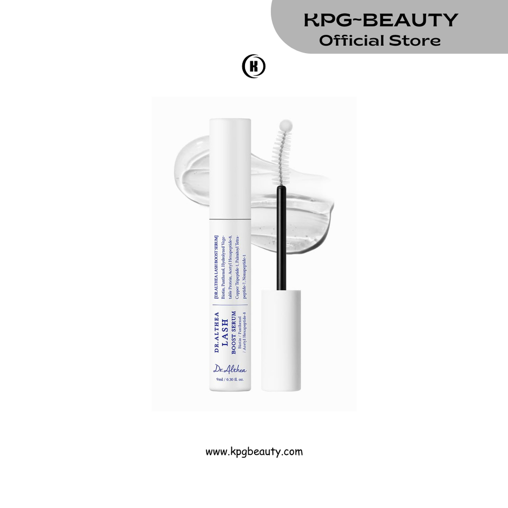 Dr.Althea Lash Boost Serum | Lash Essence for Stronger & Glossy-looking Lashes | Lash Primer with Biotin & Panthenol & 12-Peptide Complex | Vegan Korean Skincare, 9ml Dr Althea