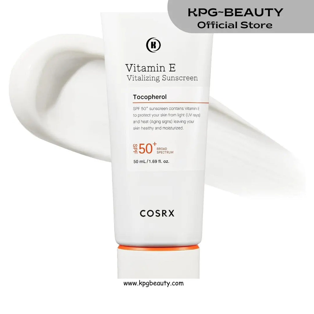 COSRX Vitamin E Vitalizing Sunscreen SPF 50+ KPG BEAUTY COSRX