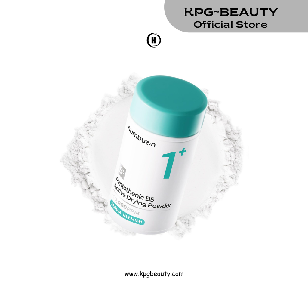 numbuzin No.1 Powder | Pantothenic B5 Active Drying Powder | Spot Treatment Acne, Pantothenic Acid, Niacinamide, Madecassoside | Excess Oil Control, Flattens Cystic Acne, Breakouts | 0.24 oz. Numbuzin