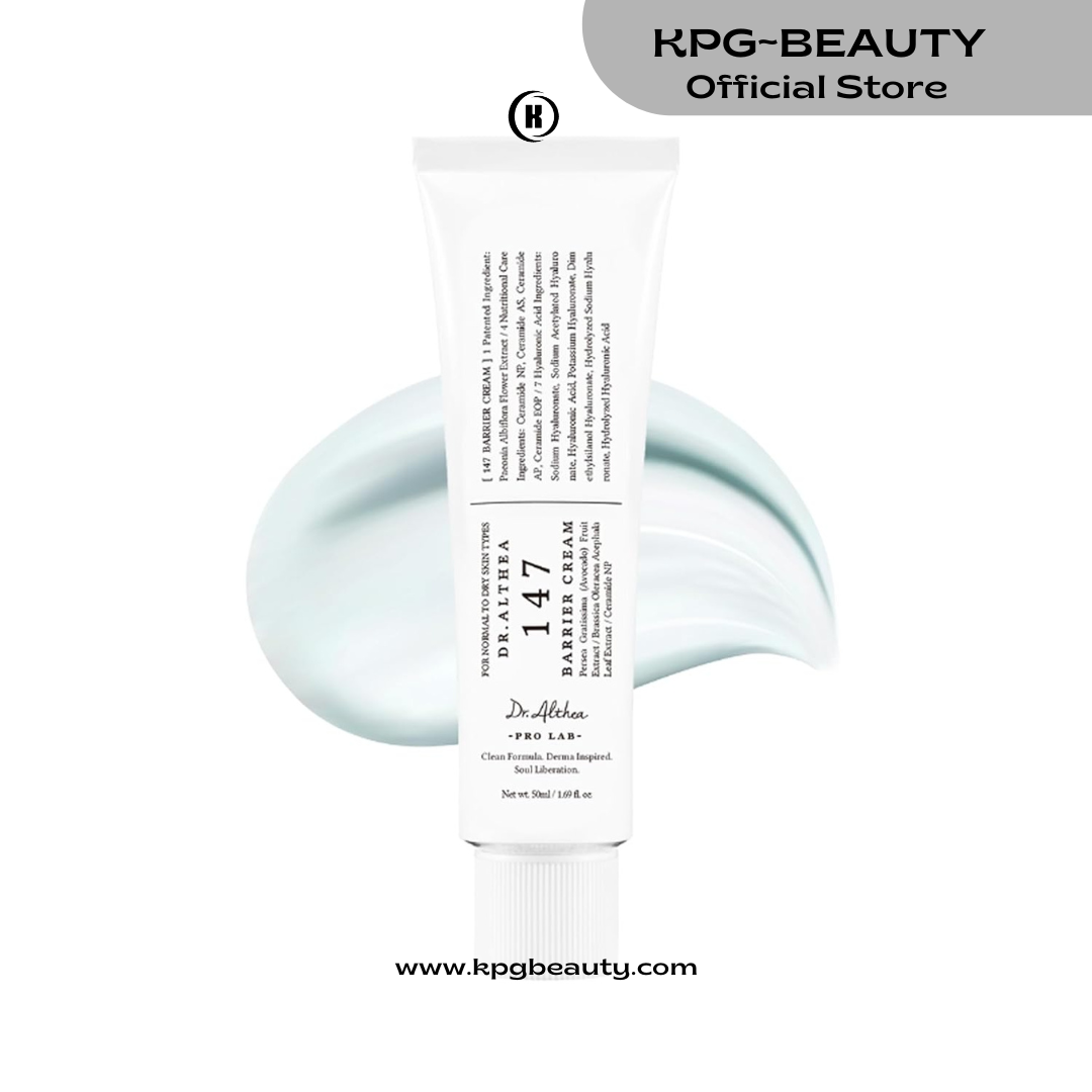 Dr.Althea 147 Barrier Cream | Daily Skin Barrier Care | Deep Hydrating with Hyaluronic Acid & Ceramides | Korean Vegan Skincare for All Skin Types