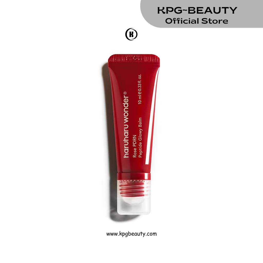 haruharu wonder Rose PDRN Peptide Glowy Balm, Instant Moisture, Repairs Dry Cracked Lips, 24HR Moisture, No Waxy Finish, Vegan, Silicon Free, Micro Plastic Free, Tint-free, 10ML HARUHARU WONDER