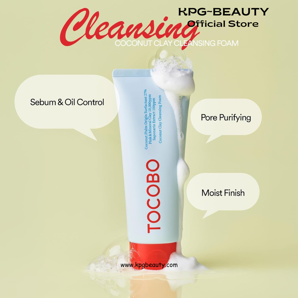TOCOBO Korean Skincare Clay Cleansing foam 150 ml Tocobo