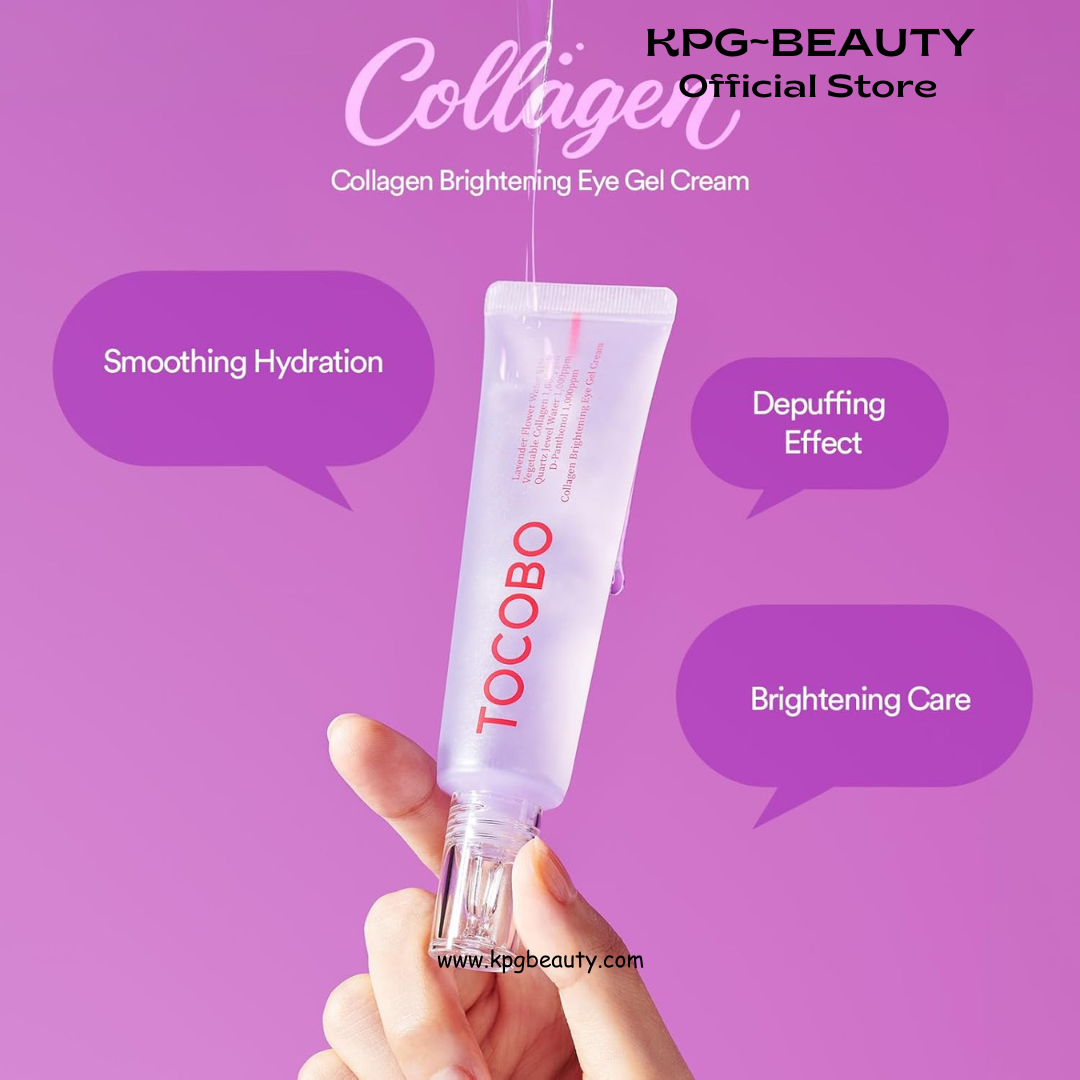 TOCOBO Korean Skincare COLLAGEN BRIGHTENING EYE GEL CREAM 30ml Tocobo