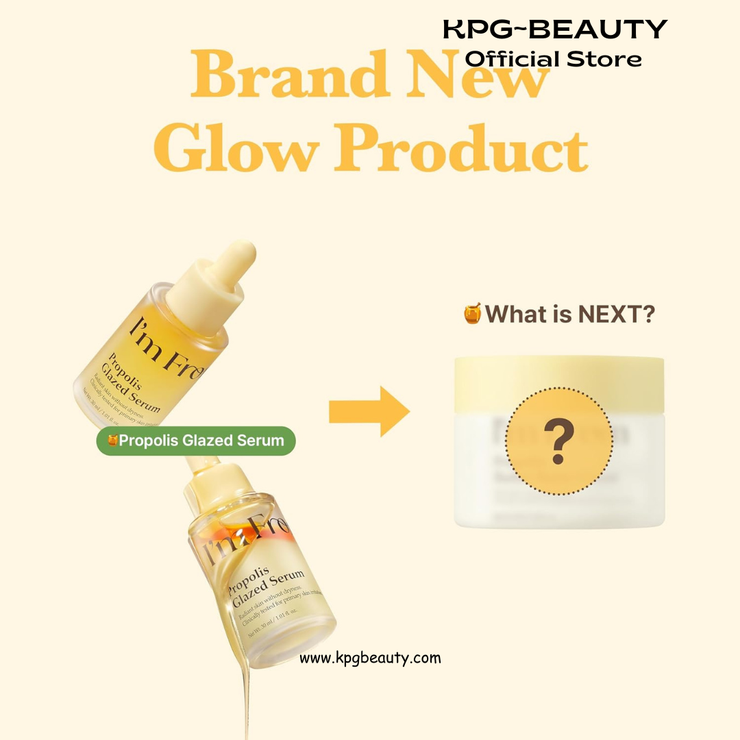 I'm From Propolis Glazed Serum, Honey-Based Glow Serum for Glass Skin, Hydration & Skin Barrier Care, Lightweight Dual-Layer Formula, Niacinamide, Korean Skin Care 30ml IAM FROM