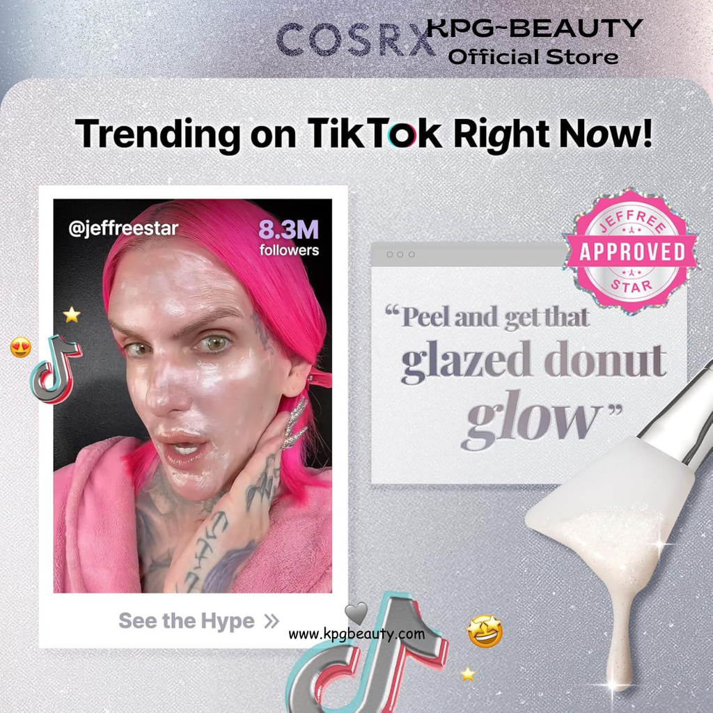 COSRX PDRN EXOSOME Glaze Wrapping Mask with SALMON DNA PDRN, Instant Glow, Easy Peel-Off Overnight Mask for Glass Skin, Firmness, Elasticity & Skin Texture Care, Mothers day gift, Korean Skin Care COSRX