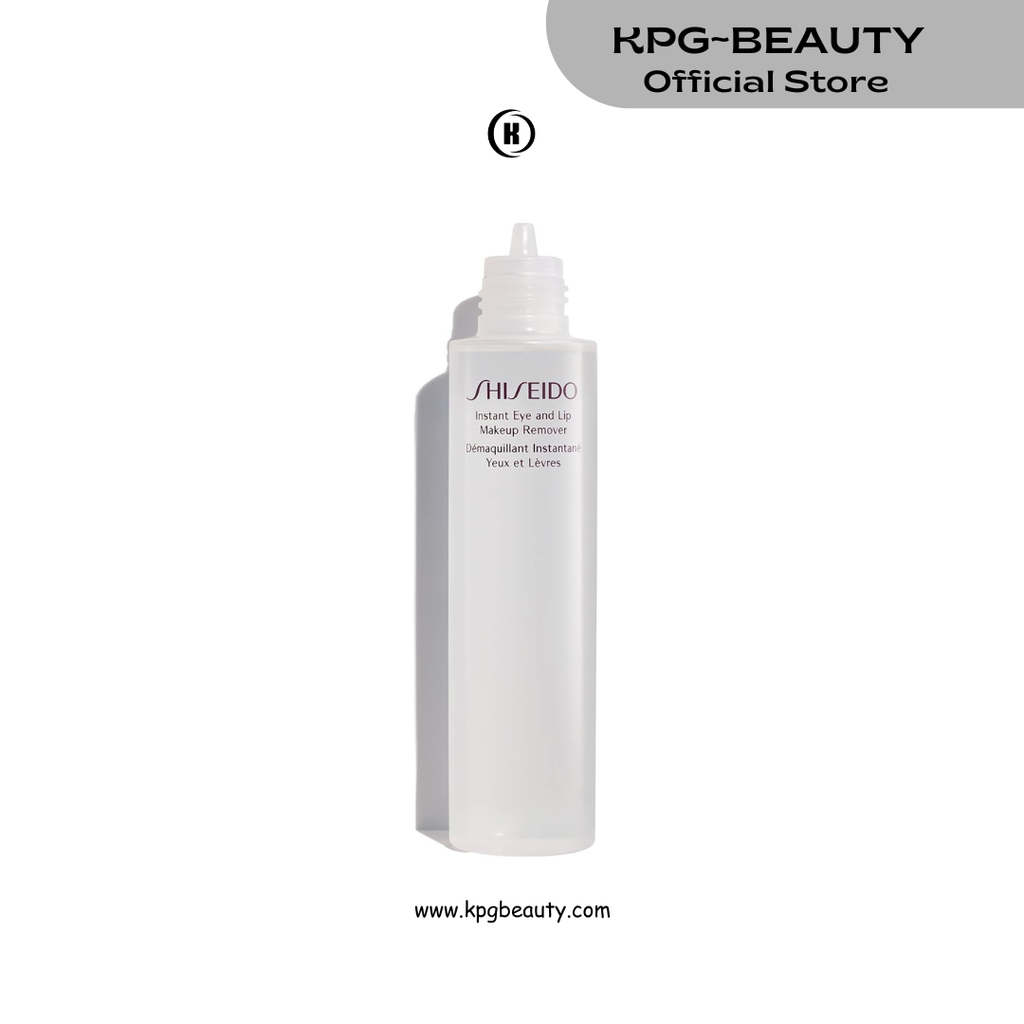 Shiseido Instant Eye & Lip Makeup Remover - 125 mL - Gentle, Dual-Phase Formula - Dissolves Waterproof & Long-Wearing Makeup Shiseido