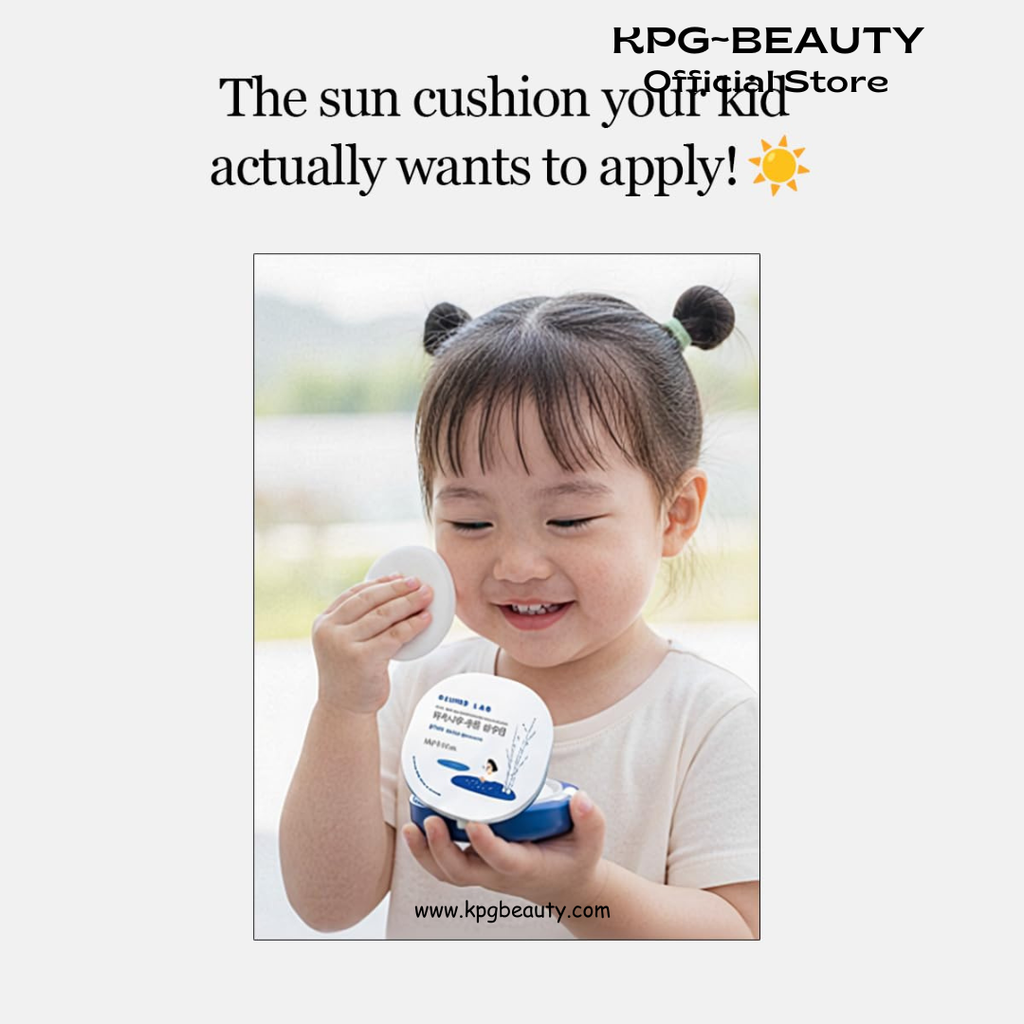 Round Lab Birch Juice Moisturizing UV Lock Sun Cushion, SPF50+ Broad Spectrum, 0.52 oz, Mineral Sunscreen for All Family Members, Over Makeup Poratable Sun cushion, No White cast, Korean Sunscreen Round Lab