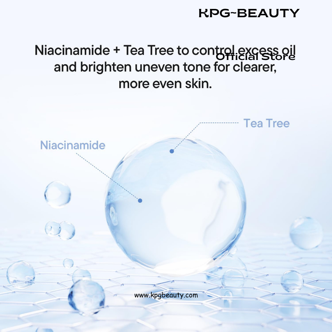 IUNIK Tea Tree Relief Serum – Tea Tree & Centella Asiatica Lightweight Vegan Ampoule for Soothing, Calming & Oil Balance, Korean Skincare for Acne-Prone Skin, 50ml IUNIK
