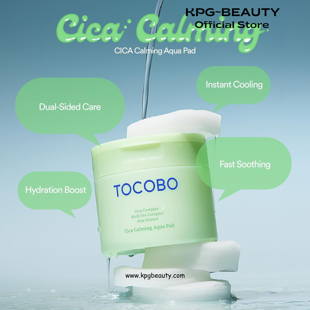 TOCOCO Korean Skincare CICA Calming Aqua PAD Tocobo