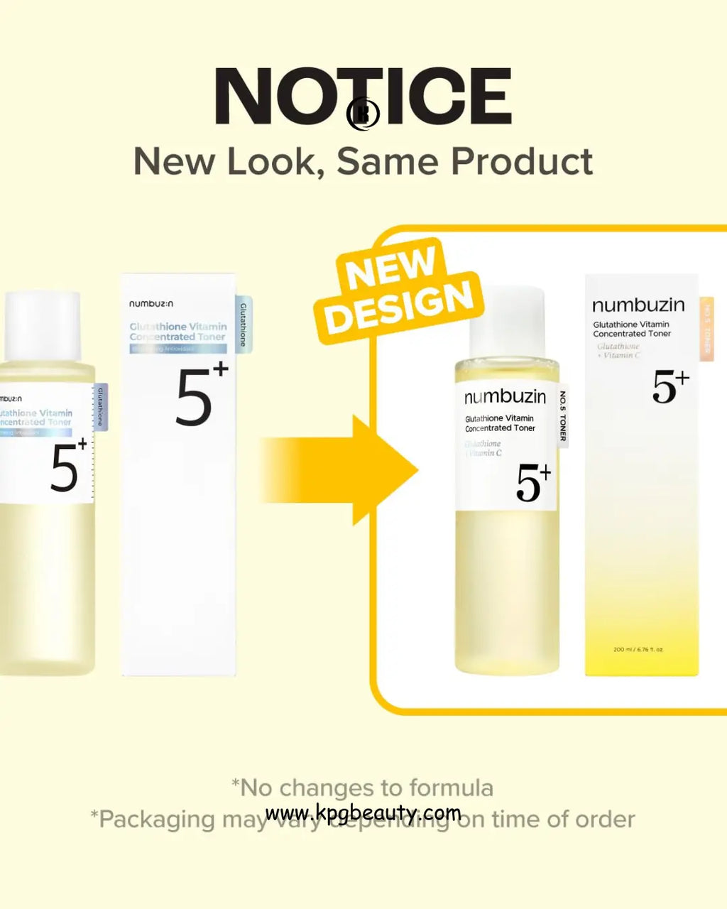 numbuzin No.5 Toner | Vitamin Boosting Essential Toner | First Step Skin Care | Improves Hyperpigmentation and Uneven Skin Tone | 6.76 fl. oz. Numbuzin