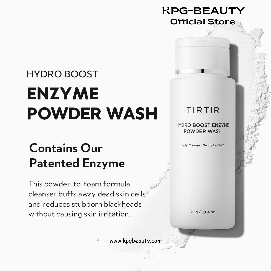 TIRTIR Hydro Boost Enzyme Cleansing Powder, 2.64 Oz,75kg TIRTIR