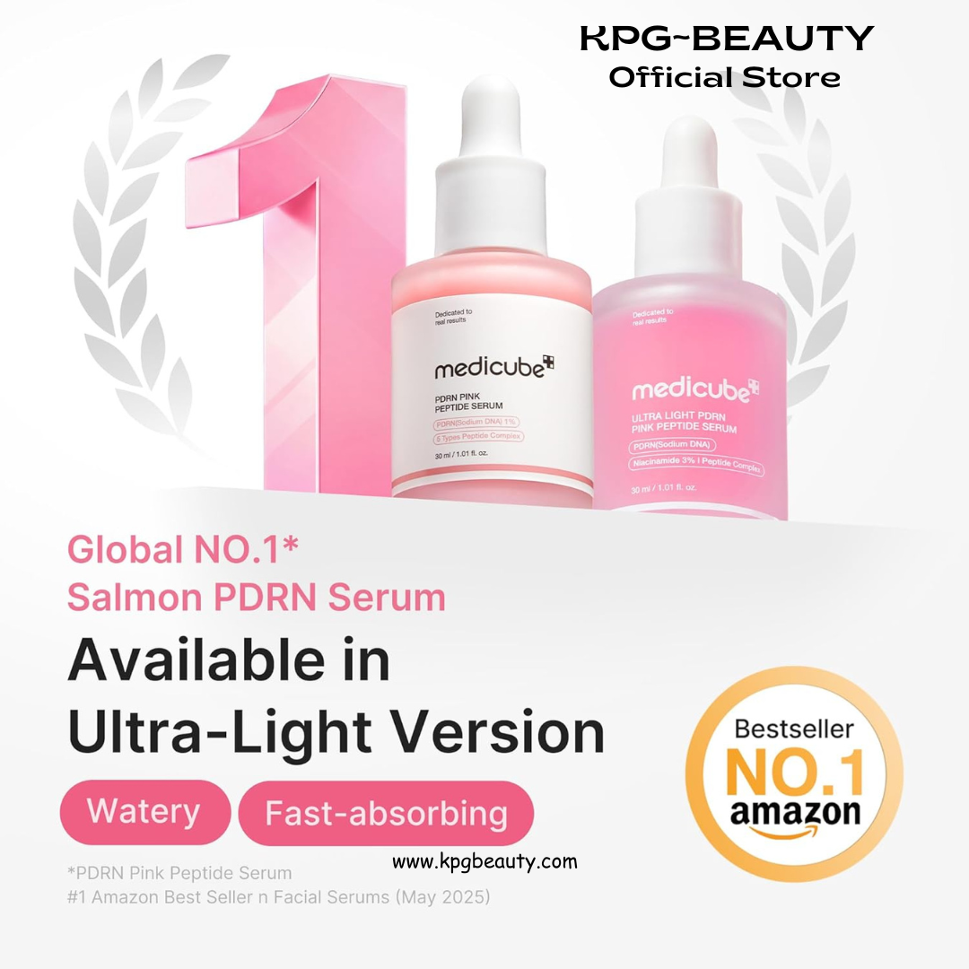 medicube PDRN Pink Peptide Serum with Salmon DNA | Ultra Light Hydrating Serum with Hyaluronic Acid | Fast-Absorbing Glow Care for Skin Clarity | Korean Skincare, 3.71 fl. Oz Medicube