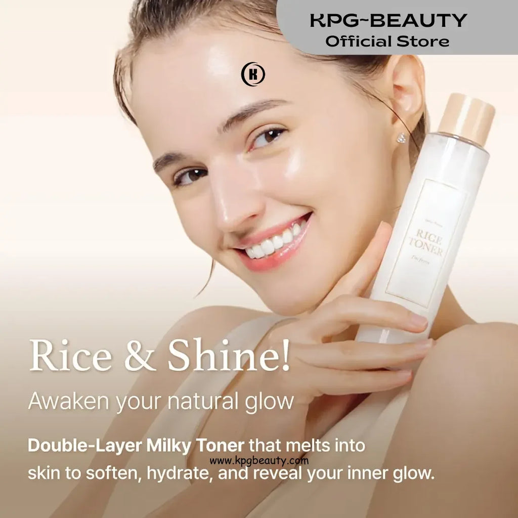I'm from Rice Toner, Milky Toner for Glowing Skin, Korean Rice, Glow Essence with Niacinamide 150 ML KPG BEAUTY - KPGBEAUTY