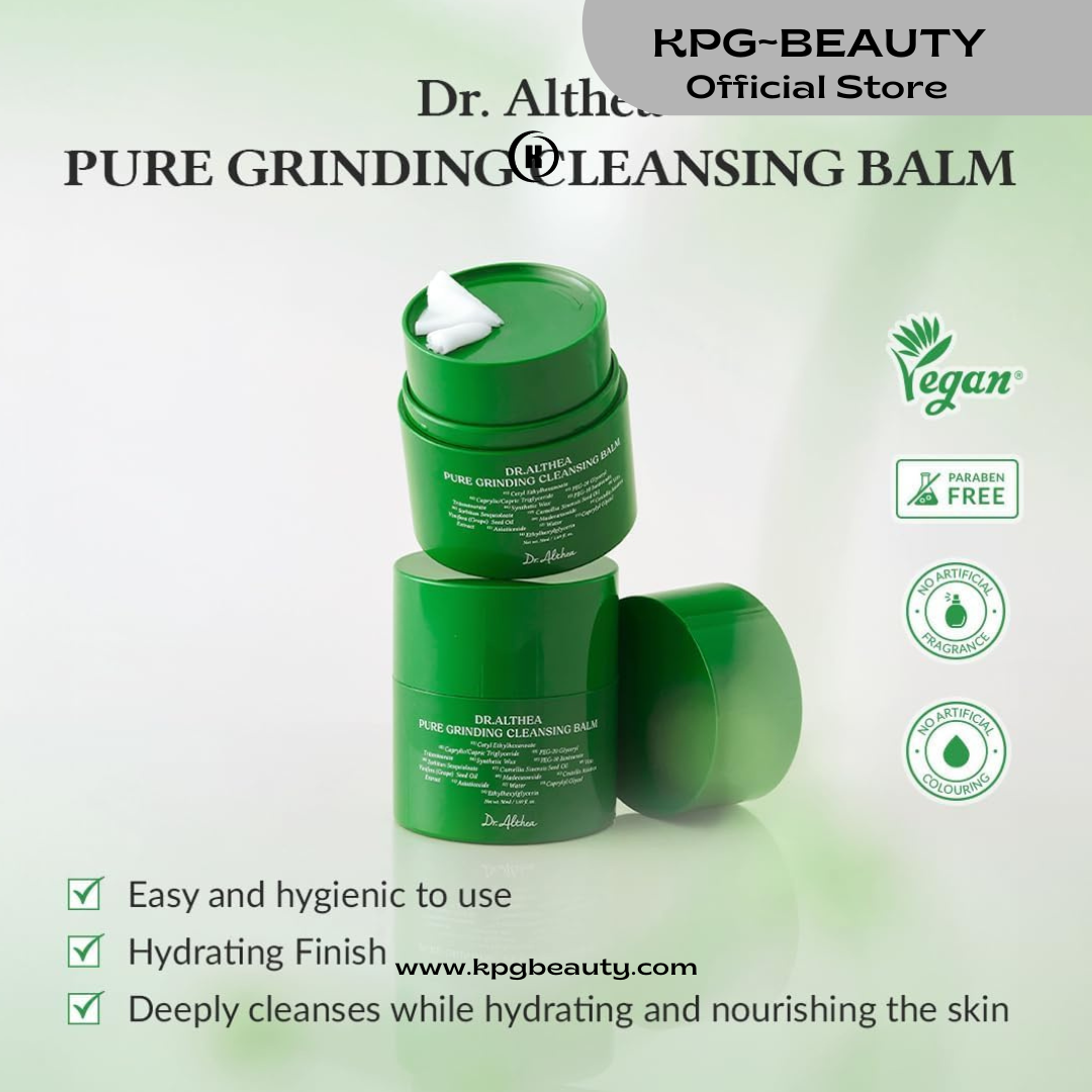 Dr.Althea Pure Grinding Cleansing Balm | Hygenic One-Step Makeup Cleansing Oil with Madecassoside | Non-Greasy Sorbet Texture | Soothing for All Skin Types | Korean Vegan Skin Care 50 ml