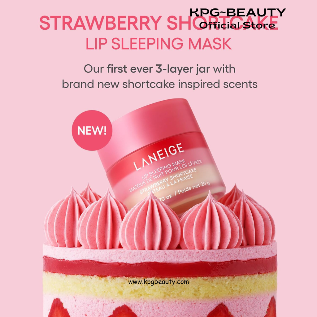 LANEIGE Lip Sleeping Mask 20gm: Nourish, Hydrate, Vitamin C, Murumuru & Shea Butter, Antioxidants, Flaky, Dry Lips LANEIGE