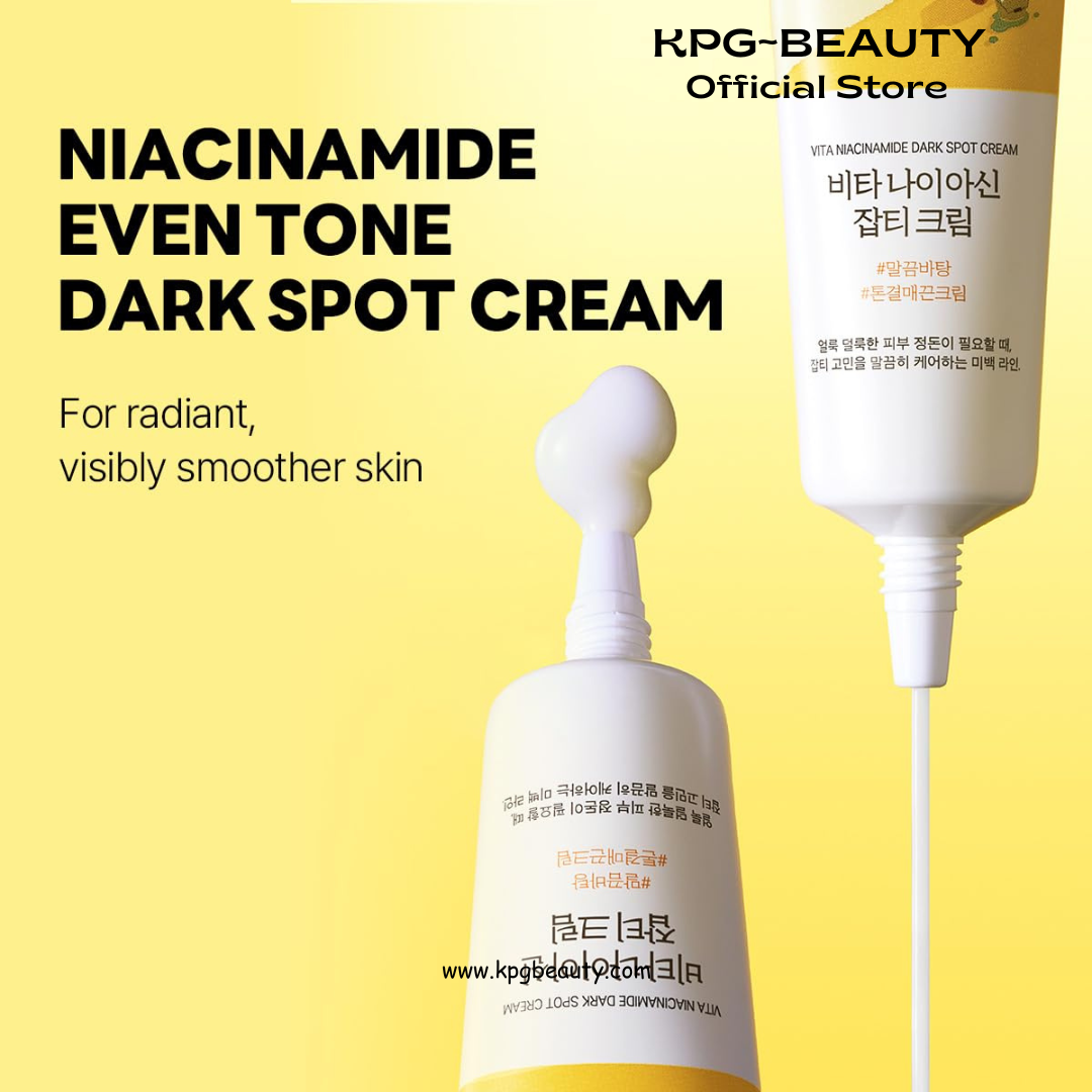 ROUND LAB Vita Niacinamide Dark Spot Cream 1.69 Fl Oz, Tone Clarity Moisturizer with Tranexamic Acid, and Vitamin Complex for Dark Spot Care, Uneven Skin Texture, and Skin Radiance, Korean Skincare Round Lab