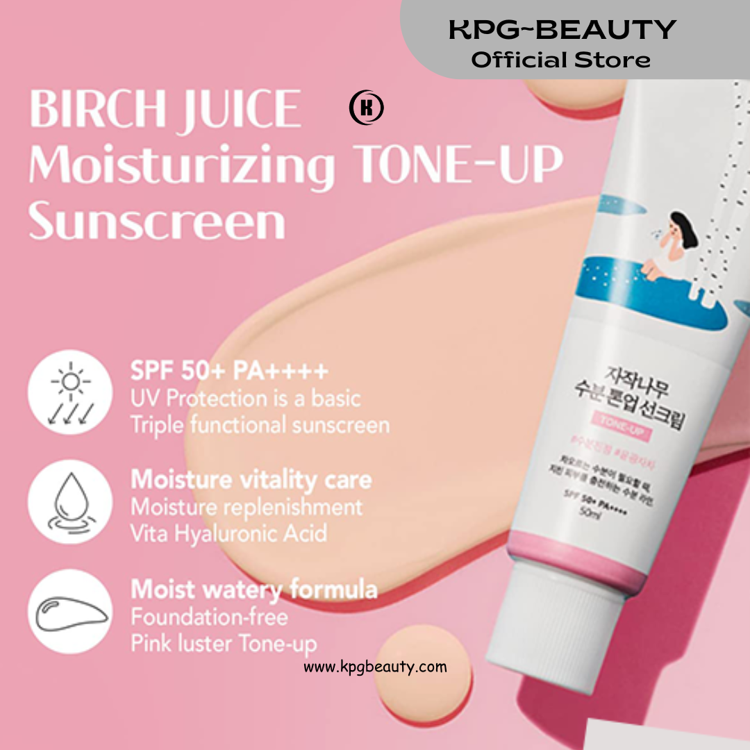 ROUND LAB renewal Birch Moisture Tone-Up Sunscreen 50ml KPG BEAUTY