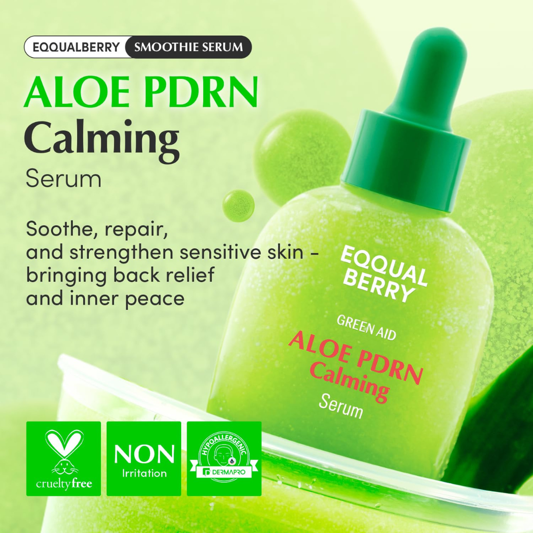 EQQUALBERRY Aloe PDRN Calming Smoothie Serum 30ml KPG BEAUTY EQQUALBERRY