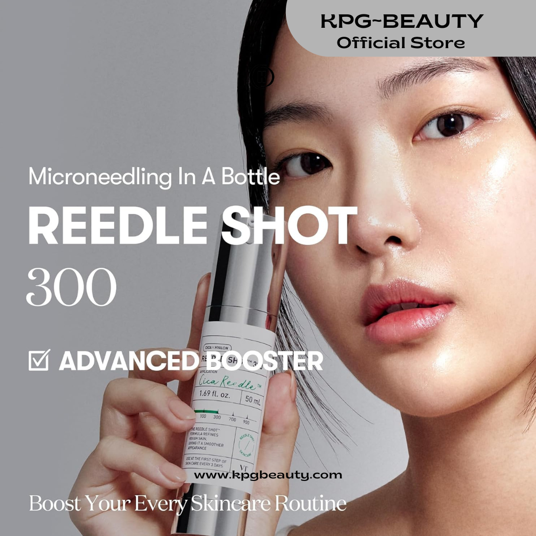 VT COSMETICS CICA Reedle Shot 300, Advanced Night Exosome, Microneedling Serum, Centella Asiatica, Hyaluronic Acid, Propolis, Soft Skin, Regeneration, Glass Skin, Korean Skin Booster 1.69Fl Oz (50ml)