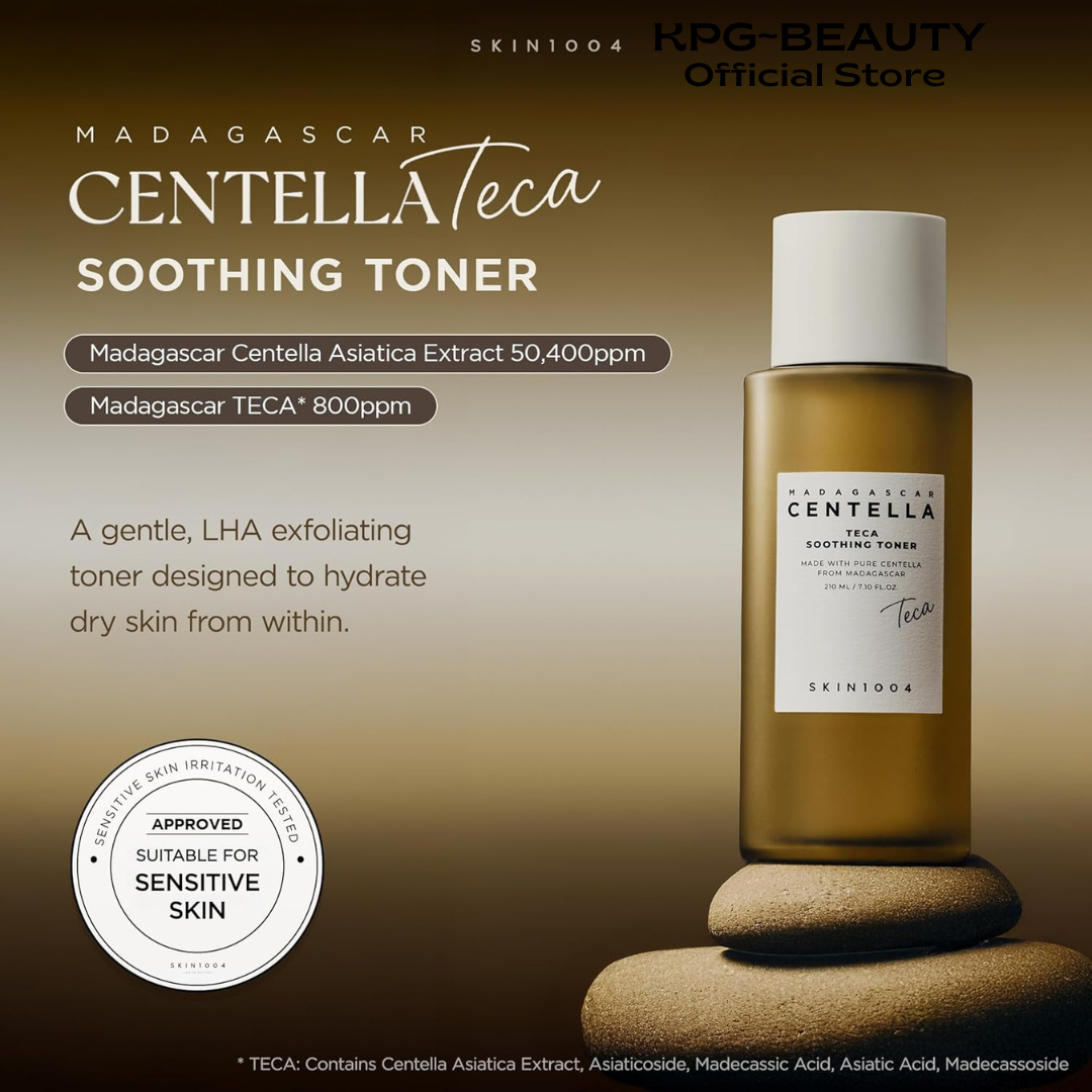 SKIN1004 Madagascar Centella TECA Soothing Toner, Korean Toner for Soothing & Moisturizing, Centella Essence with TECA & PDRN, LHA for Gentle Exfoliation, Korean Skin Care, 7.10 fl.oz / 210ml SKIN1004