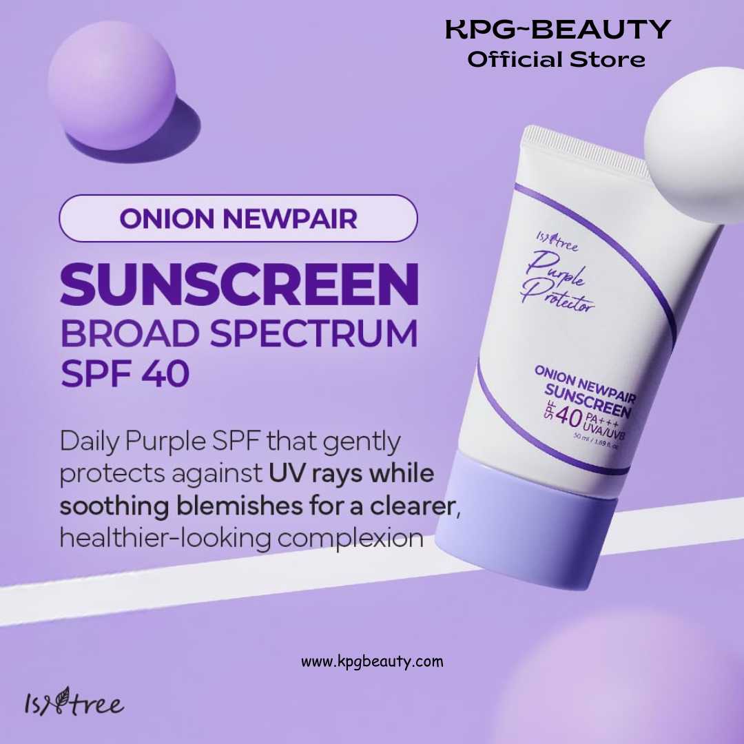 ISNTREE Onion Newpair Sunscreen 50ml, 1.69 fl oz + Hyaluronic Acid Daily Sun Gel 50ml, 1.69 fl oz ISNTREE