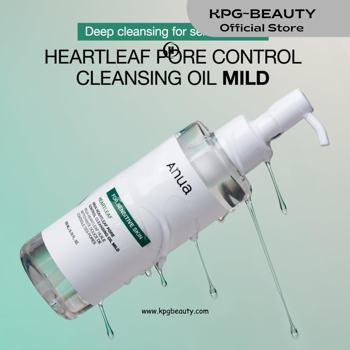ANUA Gentle Double Cleanser Duo for Facial Cleansing : Heartleaf Pore Control Cleansing Oil Mild & Hydrating Gentle Foaming Cleanser for Double Cleansing, Daily Facial Cleanser, Korean Skincare