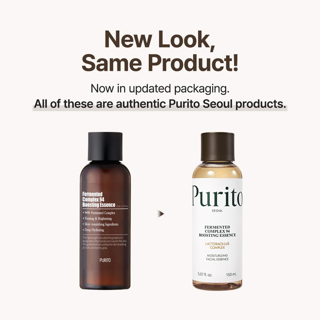 PURITO Fermented Complex 94 Boosting Essence 150ml/5.1fl.oz Skincare Booster,safe ingredients, Natural, soothing, Fermentation Purito Seoul