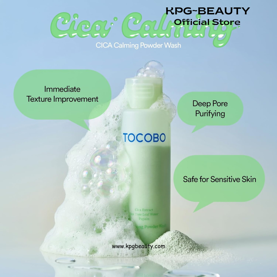 TOCOBO Korean Skincare CICA Calming Powder Wash 50g Tocobo