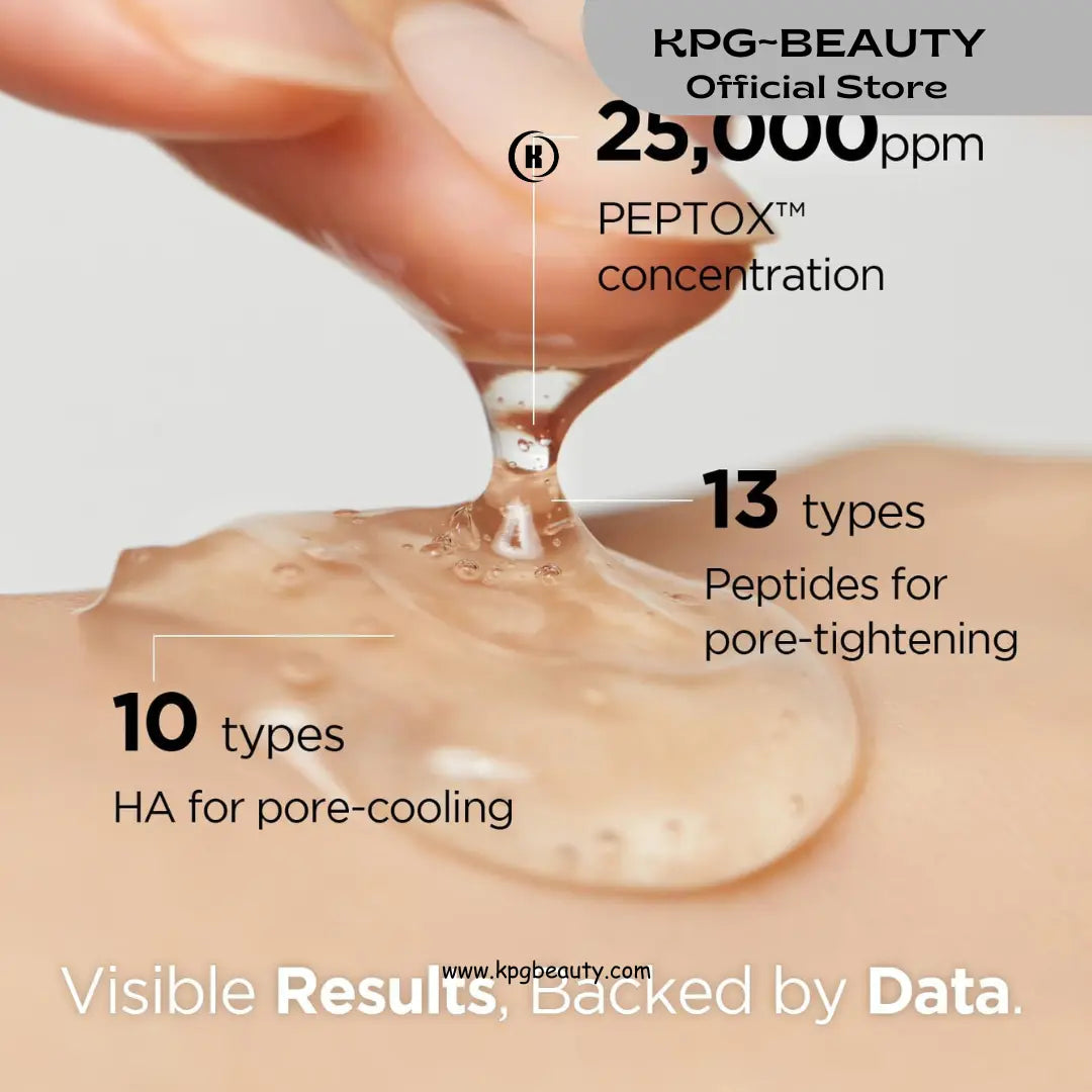 Dr.nineteen V.Peptox Jelly Tonerㅣ13 Peptides 25,000ppm + 10 Hyaluronic Acid(HA) + ExosomeㅣEssence Toner for Pore Tightening & CoolingㅣK-Skincare 150 ML KPG BEAUTY Dr.nineteen