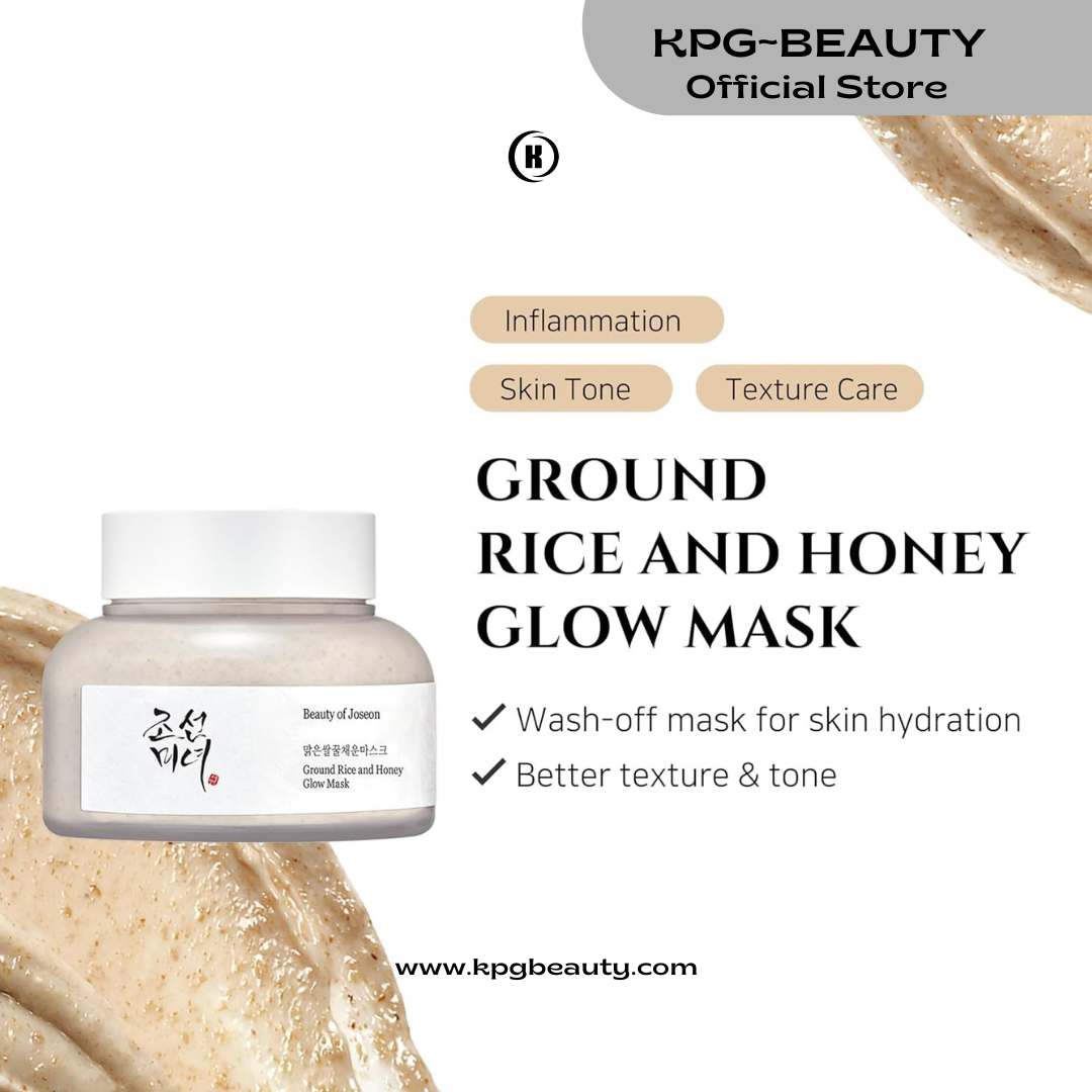 [Beauty of Joseon] Ground Rice and Honey Glow Mask (150ml) | Wash-off Face Mask for Dry and Sensitive Skin, Pore and Sebum Care, Pore Cleansing