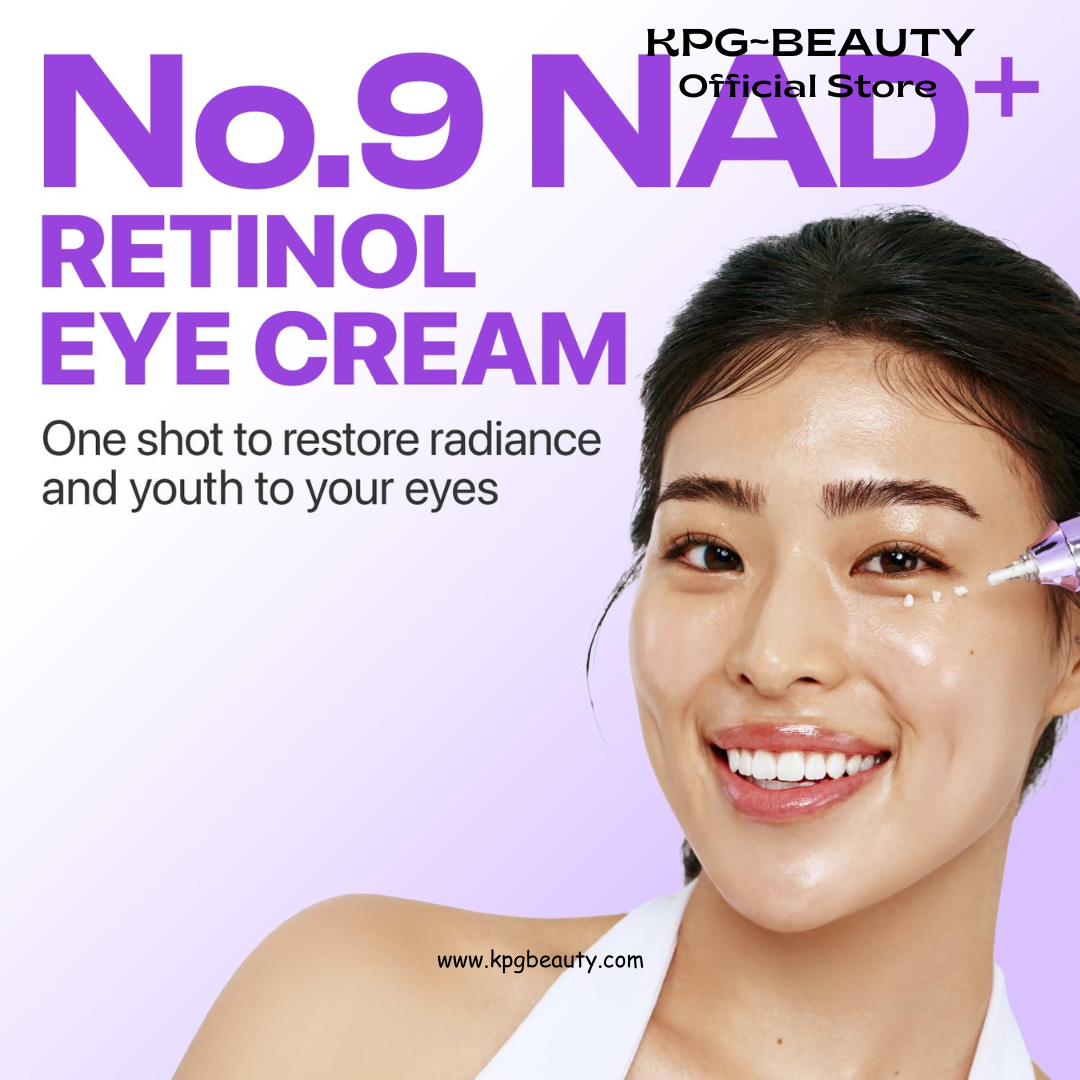 numbuzin No.9 NAD+ Retinol Eye Cream, Depuffing & Firming Eye Serum for Dark Circles, Wrinkles & Fine Lines, Peptides & Niacinamide for Glow & Undereye Radiance, Stocking Stuffers 0.33 fl oz Numbuzin