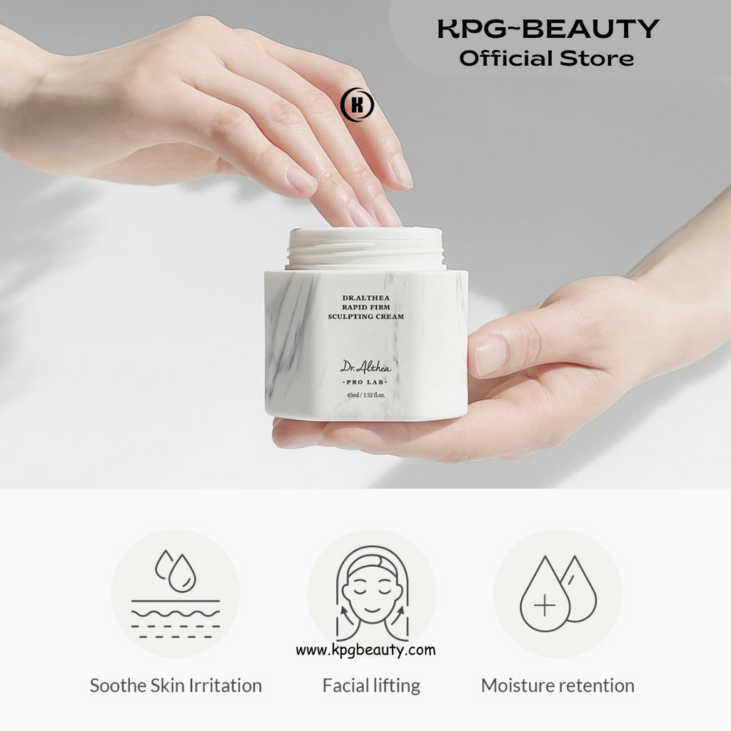 Dr.Althea Rapid Firm Sculpting Cream | Repair Cream to Help With Skin Wrinkles | Radiance and Glass Skin | Vegan Korean Skin Care | 45 ML