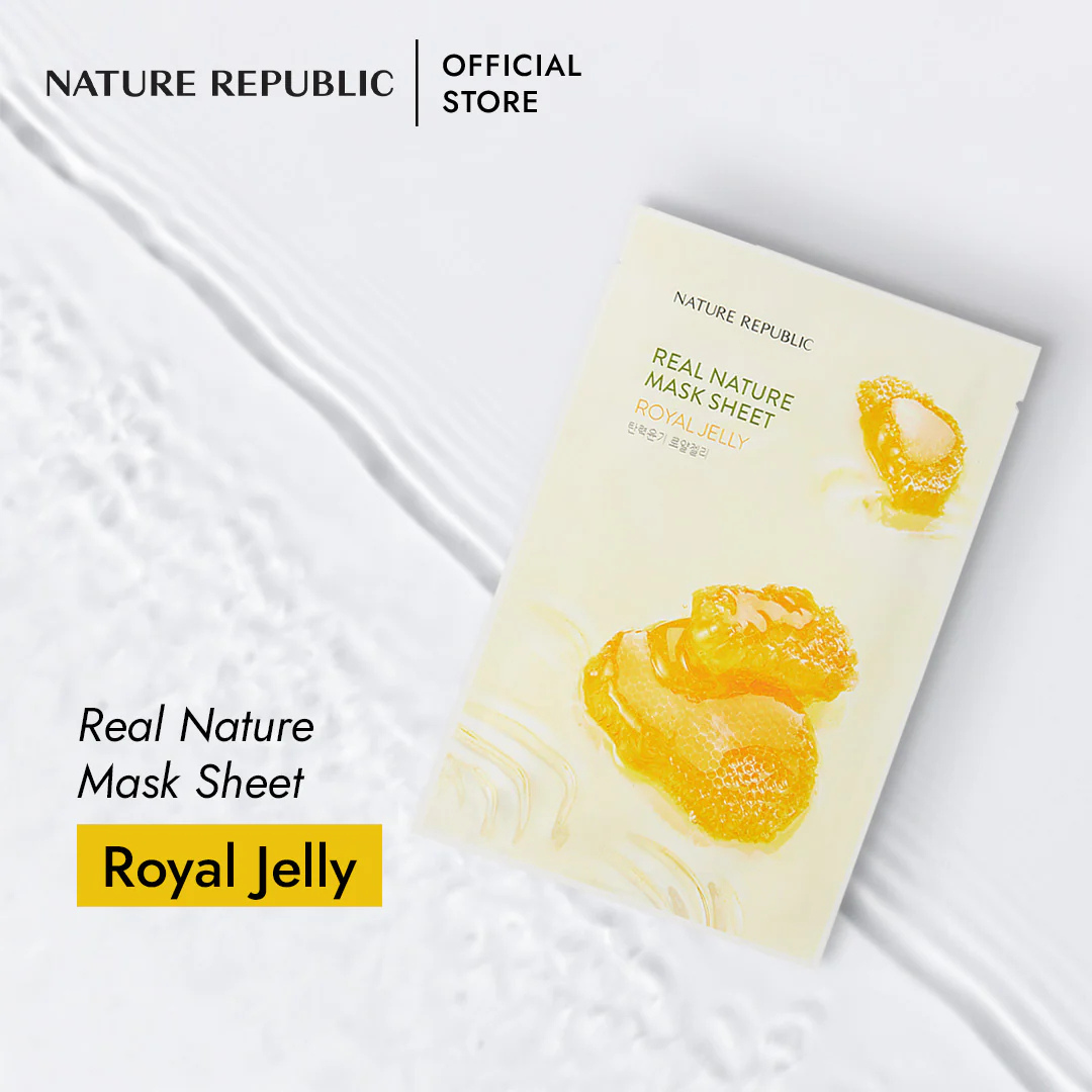 NATURE REPUBLIC Real Nature Mask Sheet Royal Jelly NATURE REPUBLIC Real Nature Mask Sheet Royal Jelly Nature Republic
