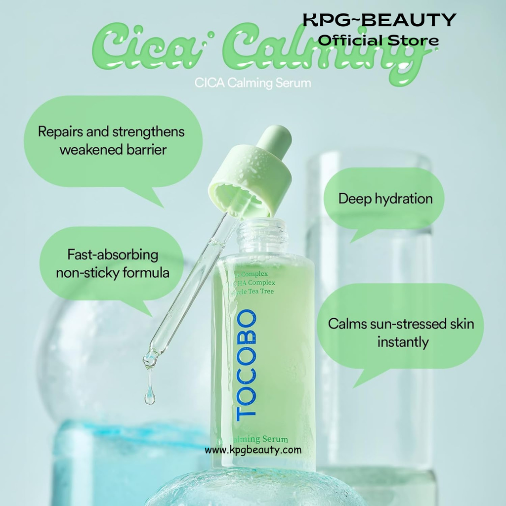 TOCOBO Korean Skincare CICA CALMING SERUM 50ml Tocobo