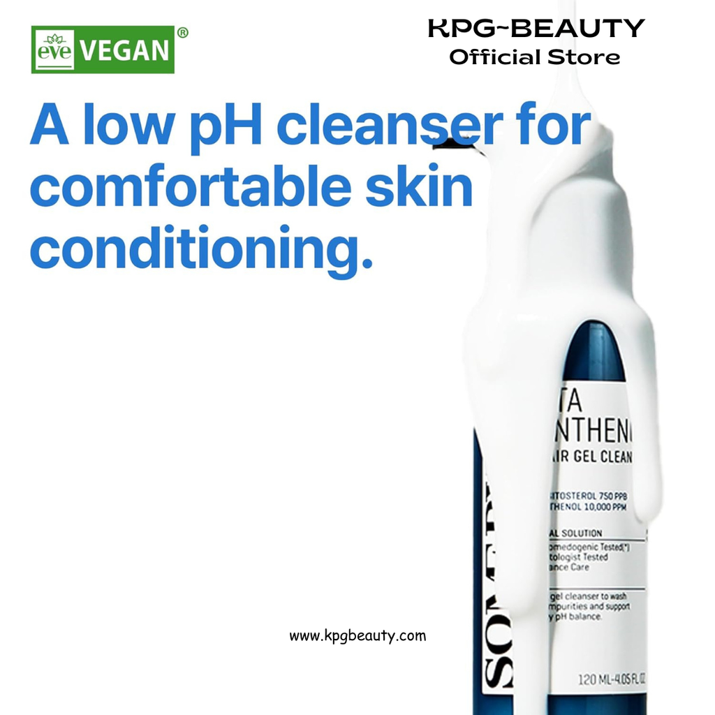 SOME BY MI - Beta-Panthenol Repair Gel Cleanser, 17 Amino Acids, pH Balancing, Moisturizing, Daily Use 120ml Some By MI