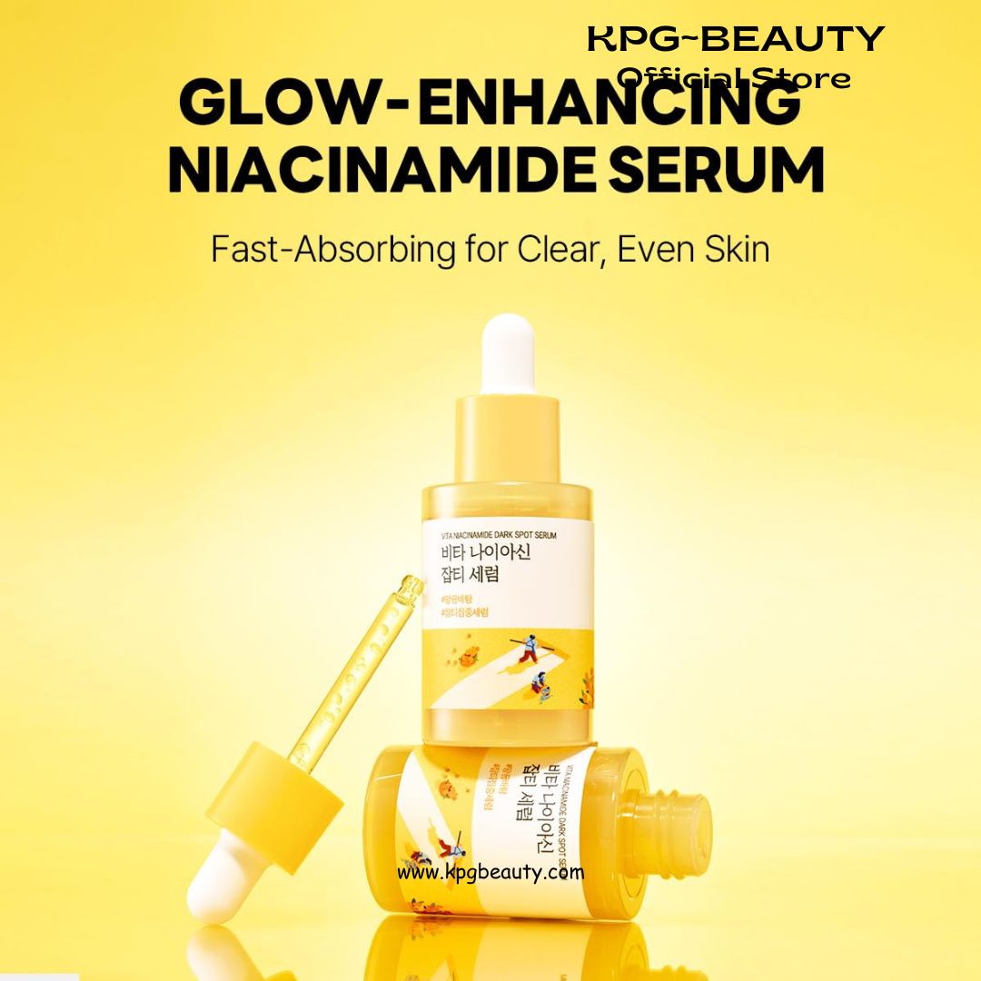 ROUND LAB Vita Niacinamide Dark Spot Serum 1.01 Fl Oz, Radiance-Boosting and Dark Spot Correcting Face Serum with Vitamin C, Improves Uneven Skin Tone, and Enhances Skin Clarity, Korean Skincare Round Lab