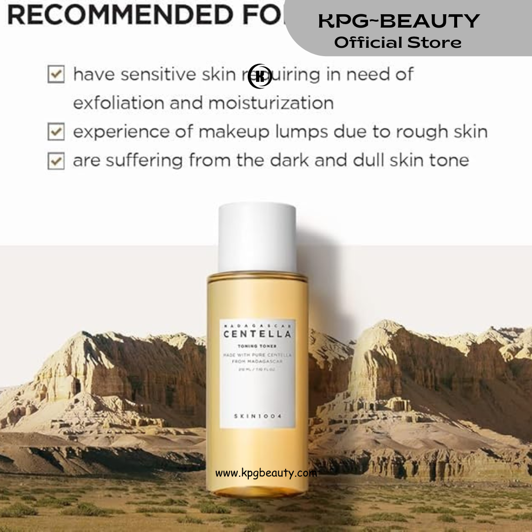 SKIN1004 Madagascar Centella Toning Toner 7.10 fl.oz, 210ml, Daily Skin Care Solution for Sensitive Acne-Prone Skin